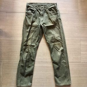 Vintage Levi’s Big E Mens Gray Denim Jeans Very Used Talon Zipper 30x40